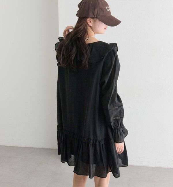  「ラッフルティアードミニワンピース」|ワンピース|