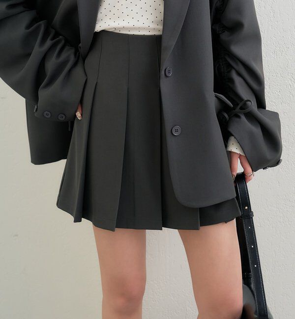  「プリーツミニスカート」|スカート|