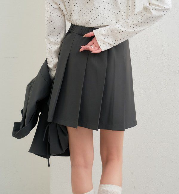  「プリーツミニスカート」|スカート|