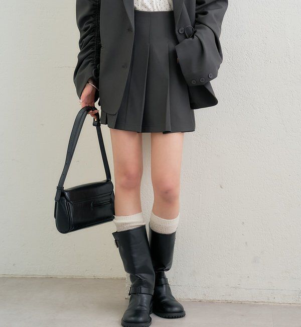  「プリーツミニスカート」|スカート|