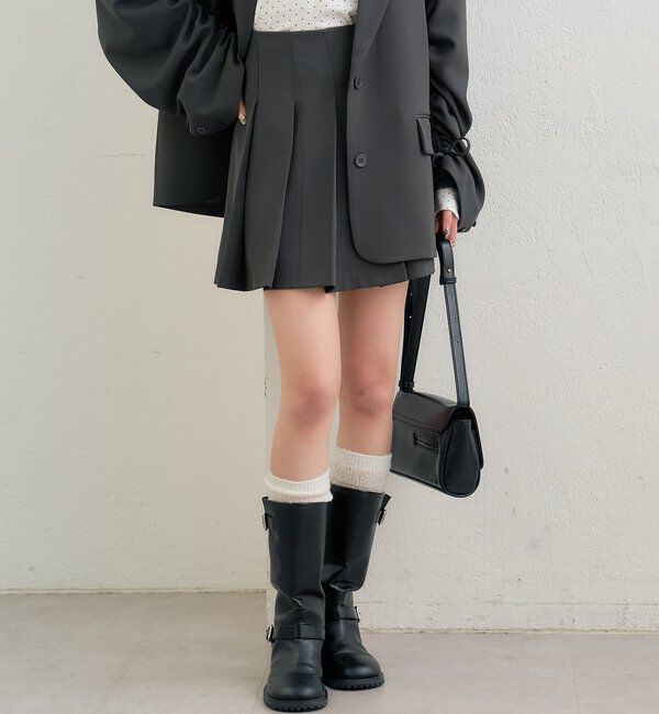  「プリーツミニスカート」|スカート|