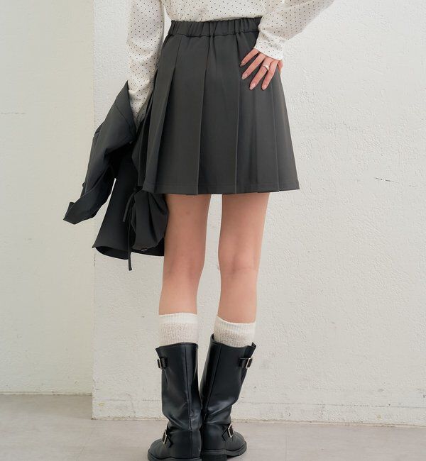  「プリーツミニスカート」|スカート|