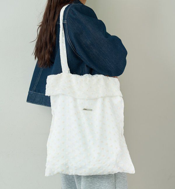  「ドットフラワートートBAG」|トートバッグ|