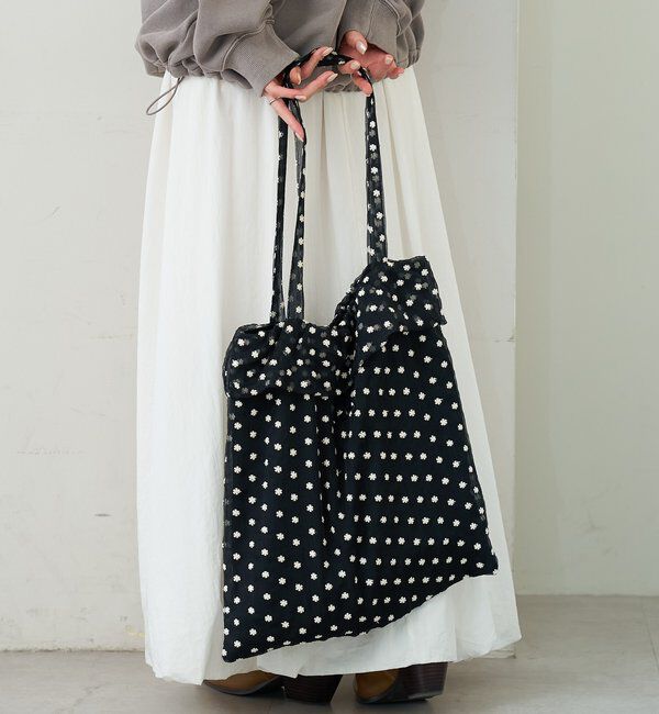  「ドットフラワートートBAG」|トートバッグ|