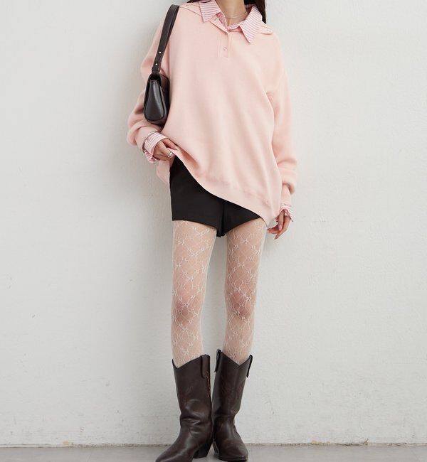  「26SSスウェットライクヘンリーニット」|ニット・セーター|