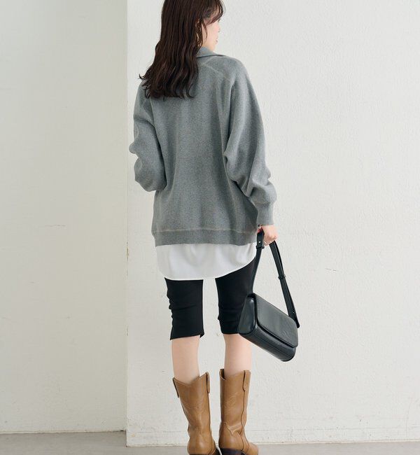  「26SSスウェットライクヘンリーニット」|ニット・セーター|