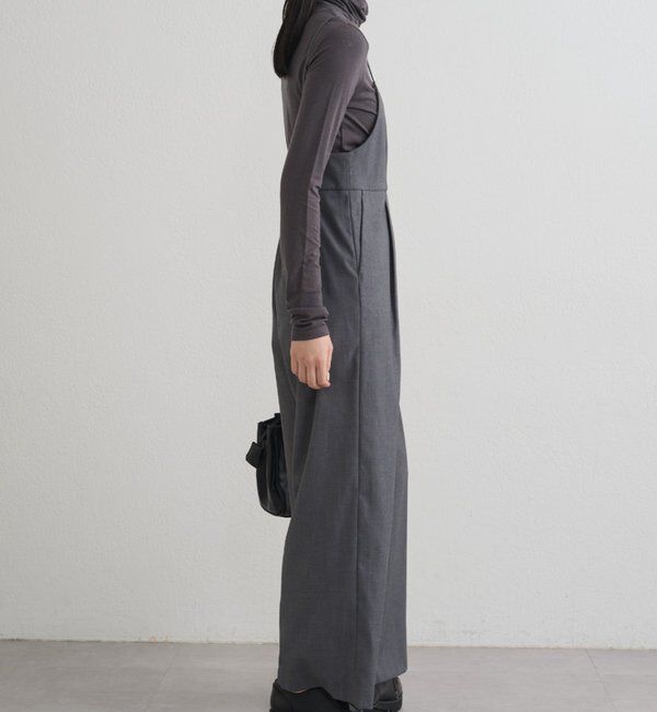  「【＠___kuuu__コラボカラー登場！】Vキャミサロペット」|ワンピース|