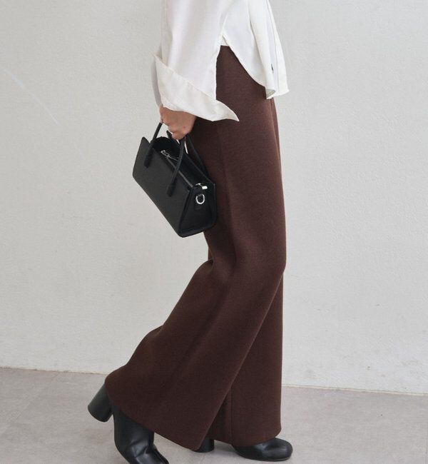  「スウェットライクニットパンツ」|チノ|