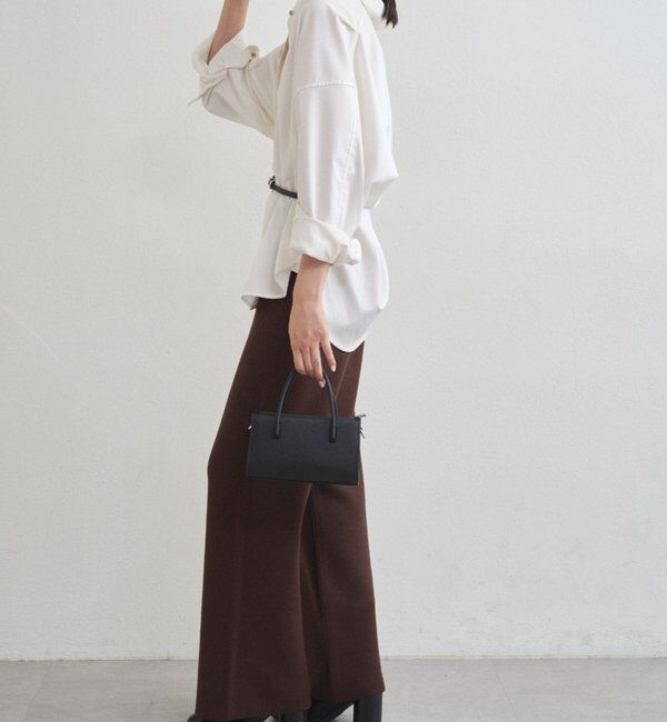  「スウェットライクニットパンツ」|チノ|