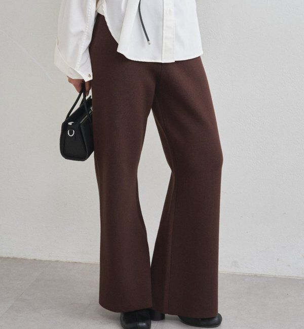  「スウェットライクニットパンツ」|チノ|