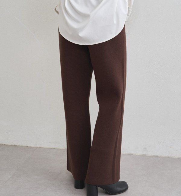  「スウェットライクニットパンツ」|チノ|