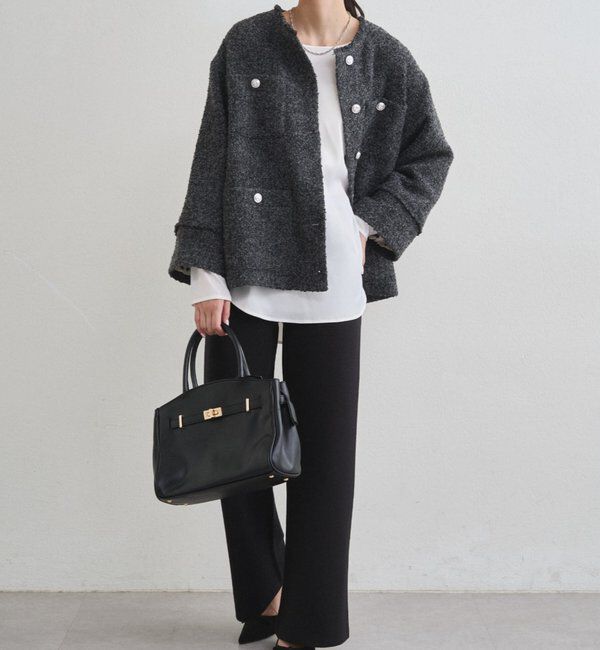  「スウェットライクニットパンツ」|チノ|