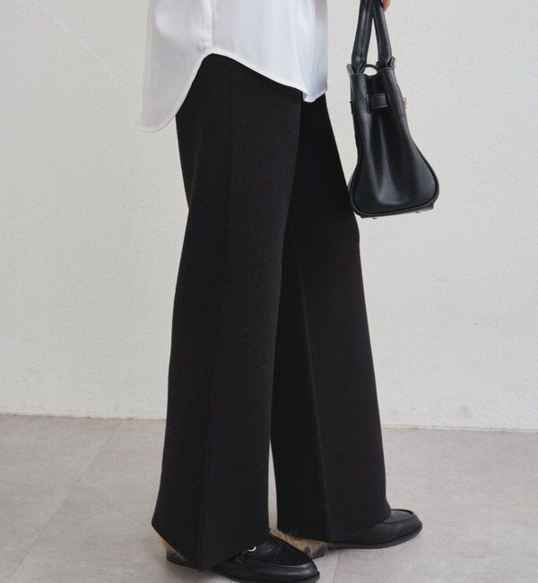  「スウェットライクニットパンツ」|チノ|