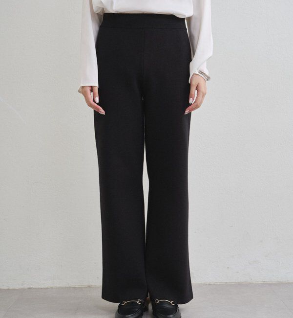  「スウェットライクニットパンツ」|チノ|