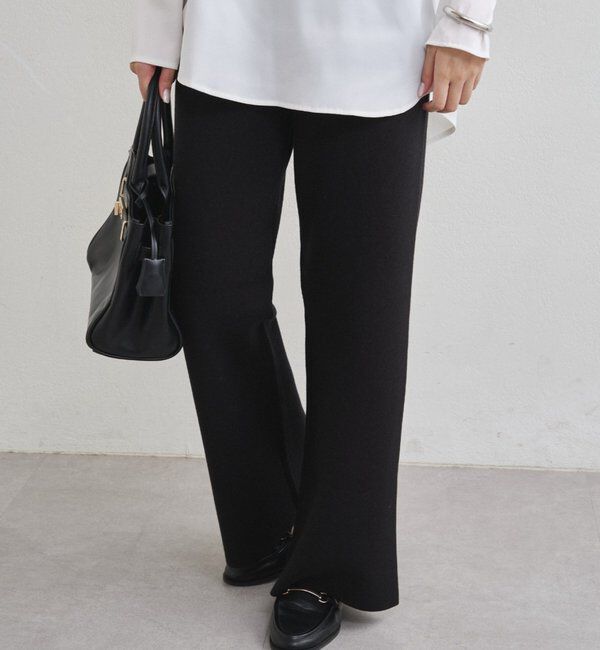  「スウェットライクニットパンツ」|チノ|