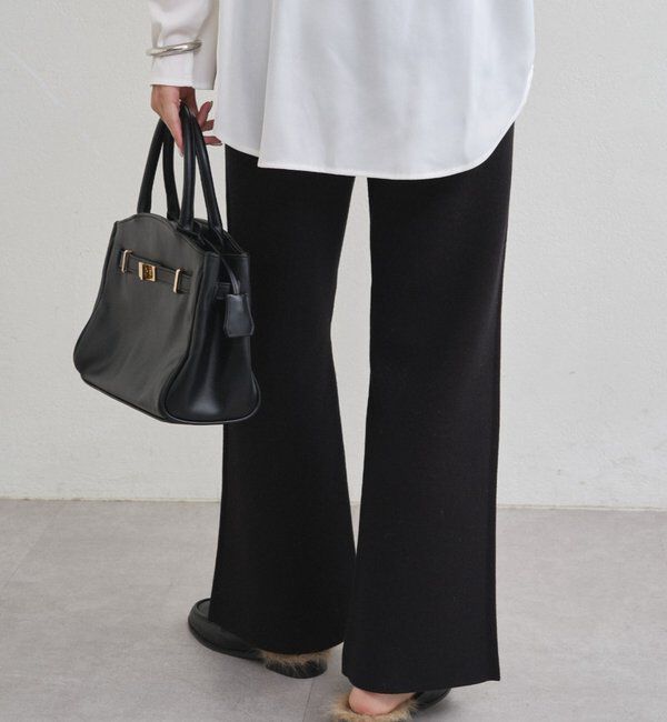  「スウェットライクニットパンツ」|チノ|