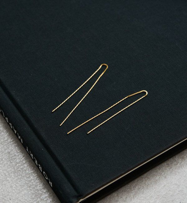  「【GALENA/ガレナ】SV925スキニーピアス」|リング|ゴールド