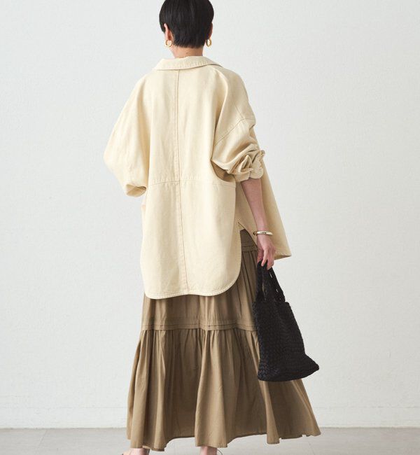  「スウィッチカラーデニムシャツ」|シャツ・ブラウス|