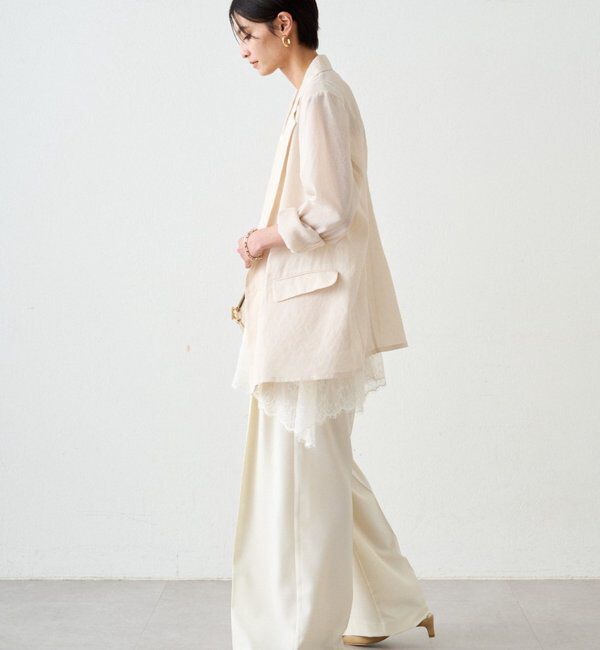  「リネンライクシアージャケット」|ベスト・ジレ|