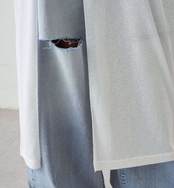  「シアーハイスリットワンピース」|ワンピース|