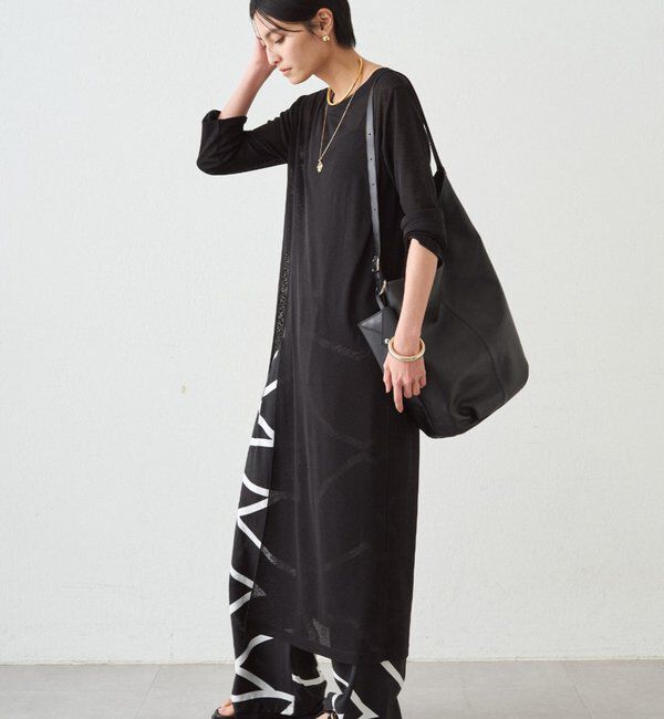  「シアーハイスリットワンピース」|ワンピース|