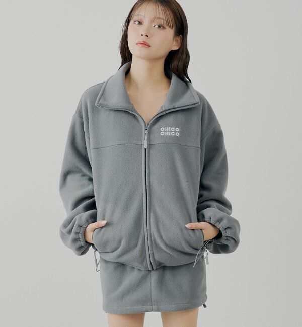  「【セットアップ対応】胸ロゴフリーストップス」|シャツ・ブラウス|