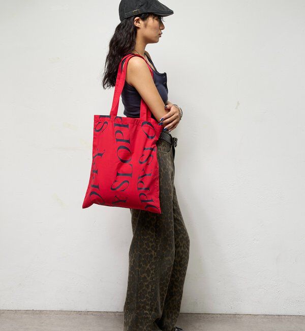  「【SLOPPY/スロッピー】ロゴトート」|トートバッグ|レッド