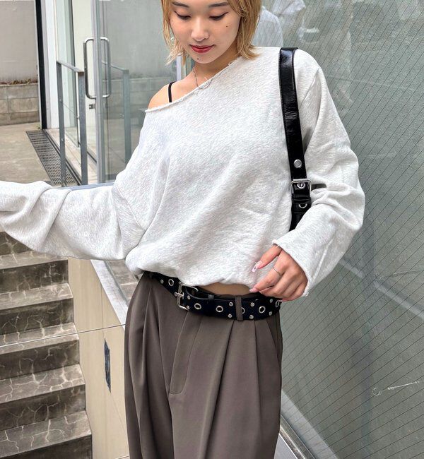  「【WEB限定】オフショルスウェット」|Tシャツ・カットソー|