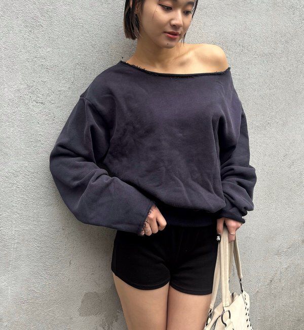  「【WEB限定】オフショルスウェット」|Tシャツ・カットソー|