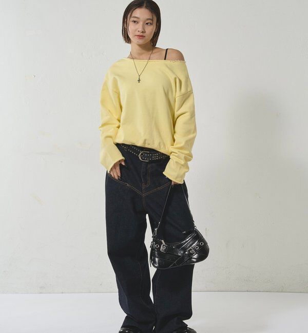  「【WEB限定】オフショルスウェット」|Tシャツ・カットソー|