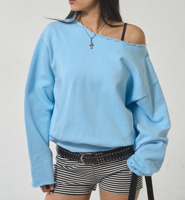  「【WEB限定】オフショルスウェット」|Tシャツ・カットソー|