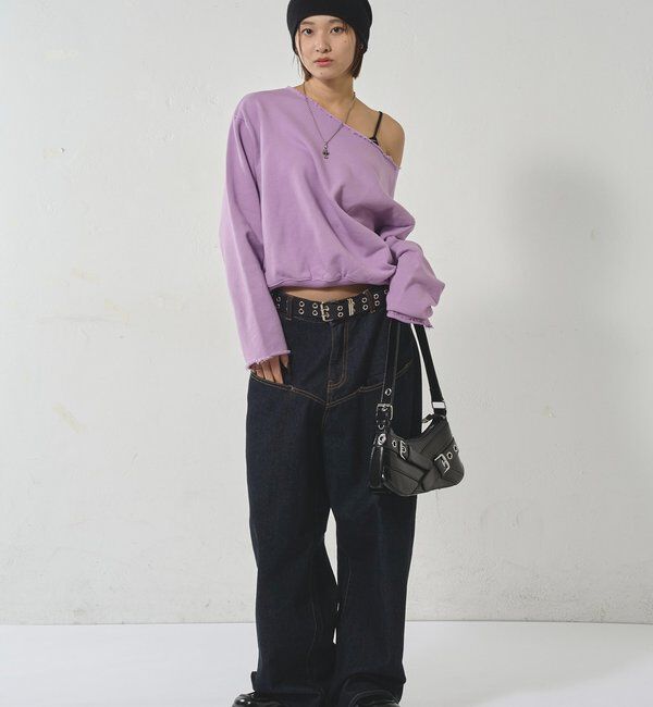  「【WEB限定】オフショルスウェット」|Tシャツ・カットソー|