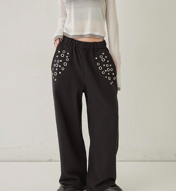  「アイレットスウェットパンツ」|チノ|