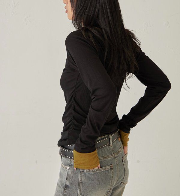  「【WEB限定】バイカラーヘンリーフーディ」|パーカー|