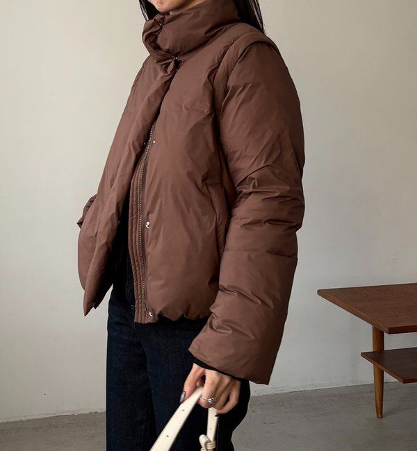  「【軽量/保温性◎】2WAY中綿パフジャケット」|その他|