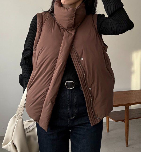  「【軽量/保温性◎】2WAY中綿パフジャケット」|その他|