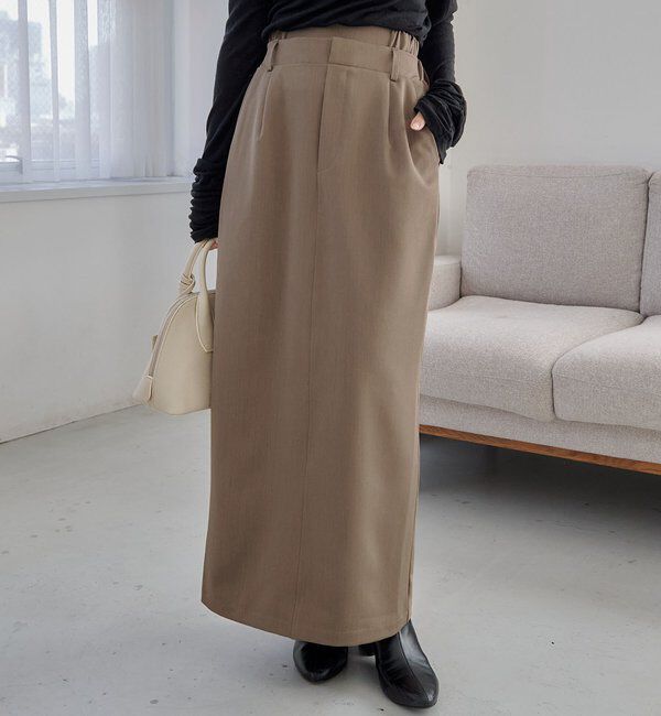  「【低身長サイズあり】Wウエストスカート」|スカート|