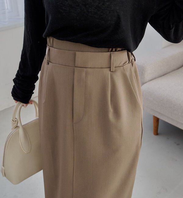  「【低身長サイズあり】Wウエストスカート」|スカート|