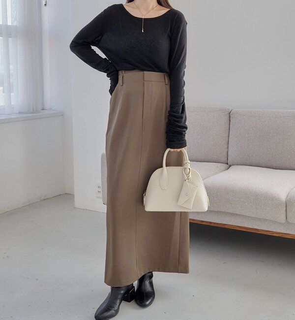  「【低身長サイズあり】Wウエストスカート」|スカート|