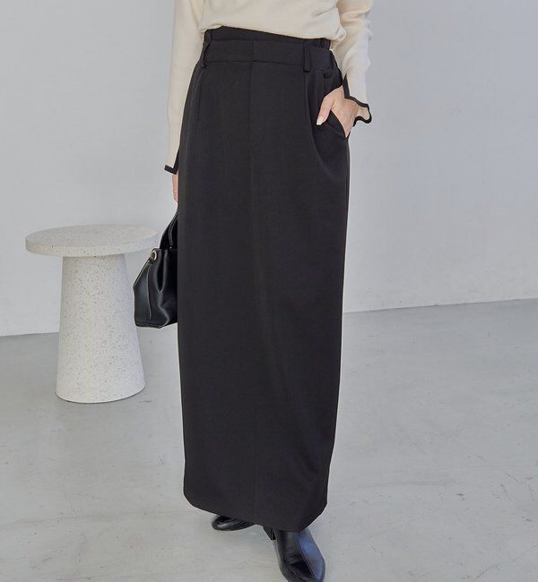  「【低身長サイズあり】Wウエストスカート」|スカート|