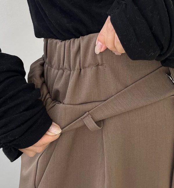  「【低身長サイズあり】Wウエストスカート」|スカート|