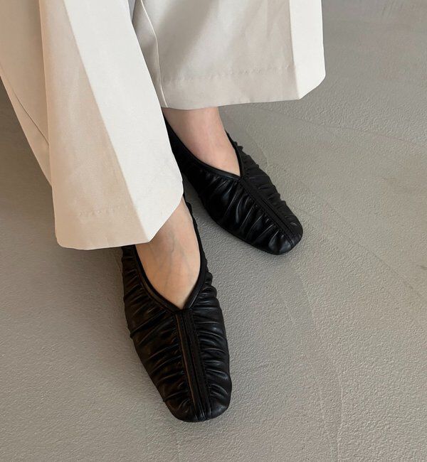  「ギャザーソフトフラットシューズ」|その他|