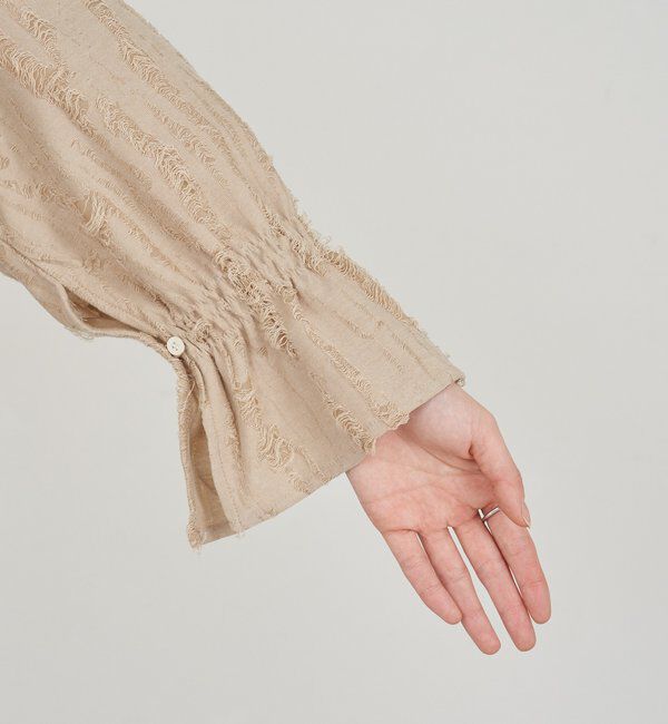  「【26SS予約】フリルカラーブラウス」|シャツ・ブラウス|