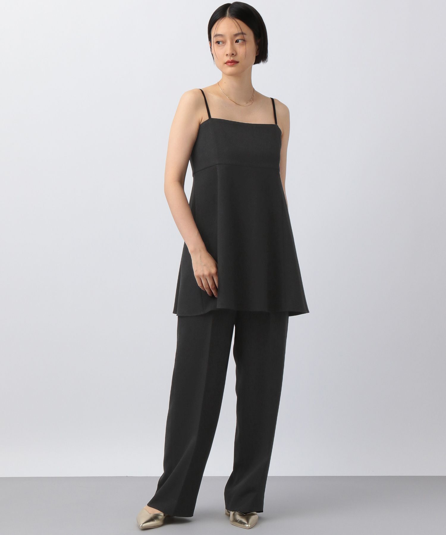 A part by 「【セットアップ対応】ウールライクフレアキャミソール」|シャツ・ブラウス|