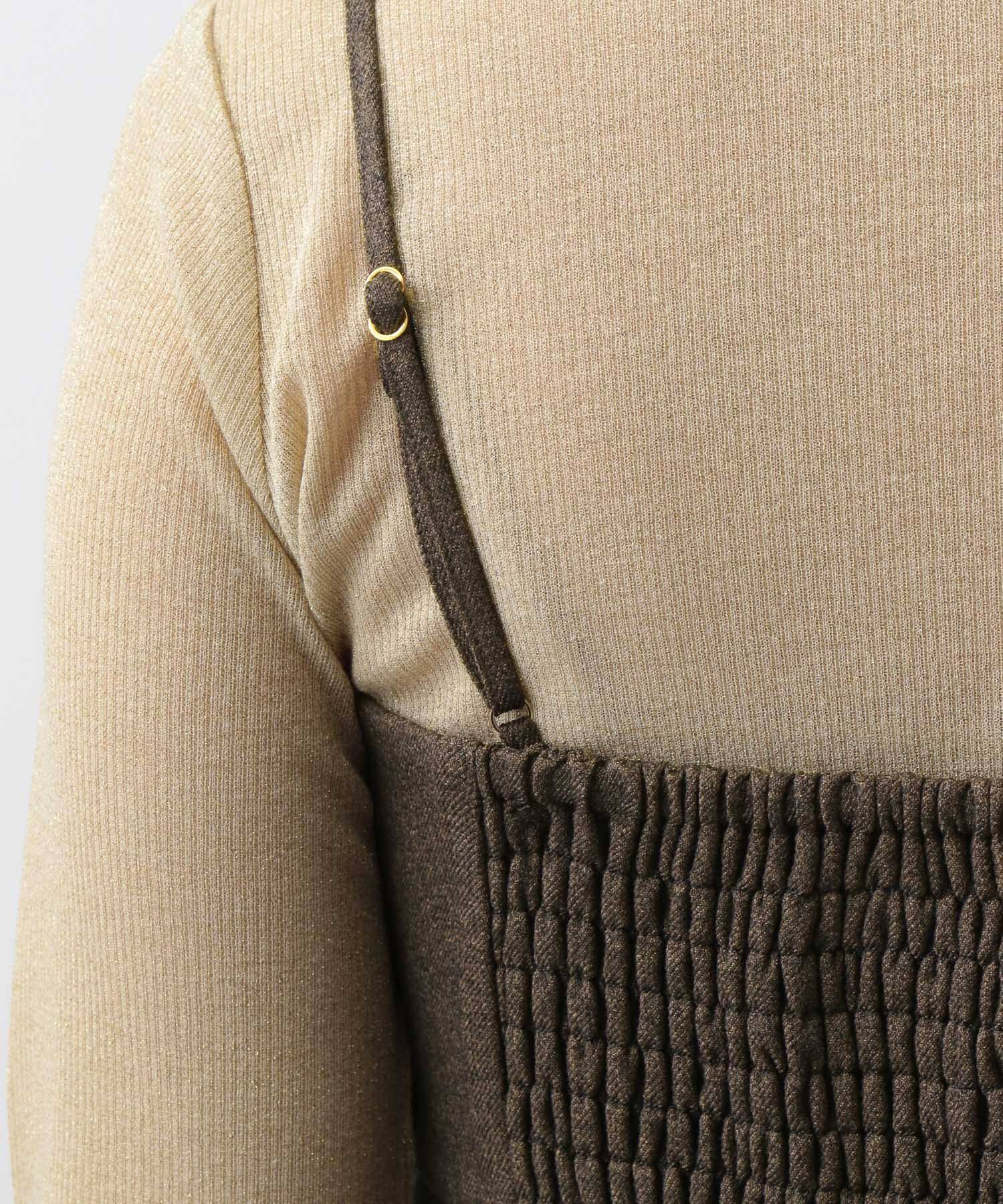 A part by 「【セットアップ対応】ウールライクフレアキャミソール」|シャツ・ブラウス|