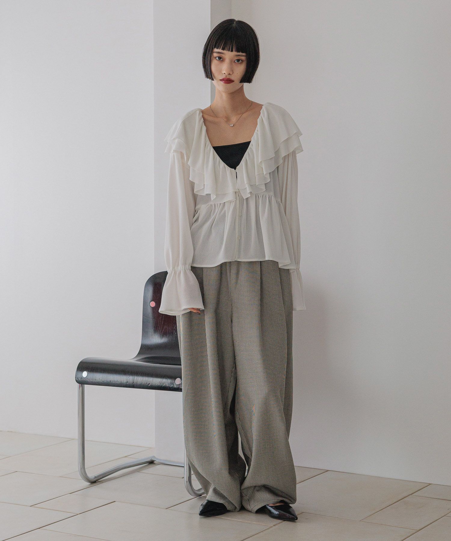 LOWRYS FARM「アソートフリルブラウス」|シャツ・ブラウス|