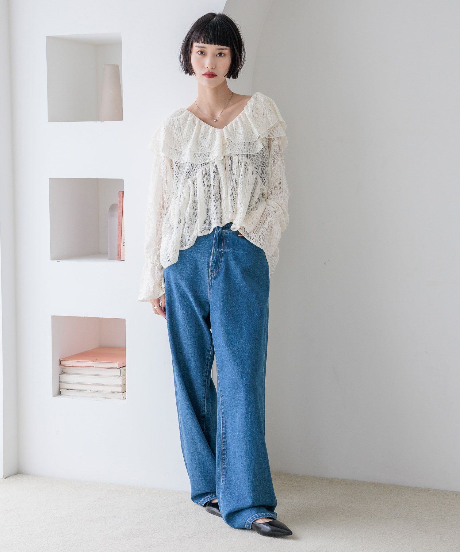 LOWRYS FARM「アソートフリルブラウス」|シャツ・ブラウス|