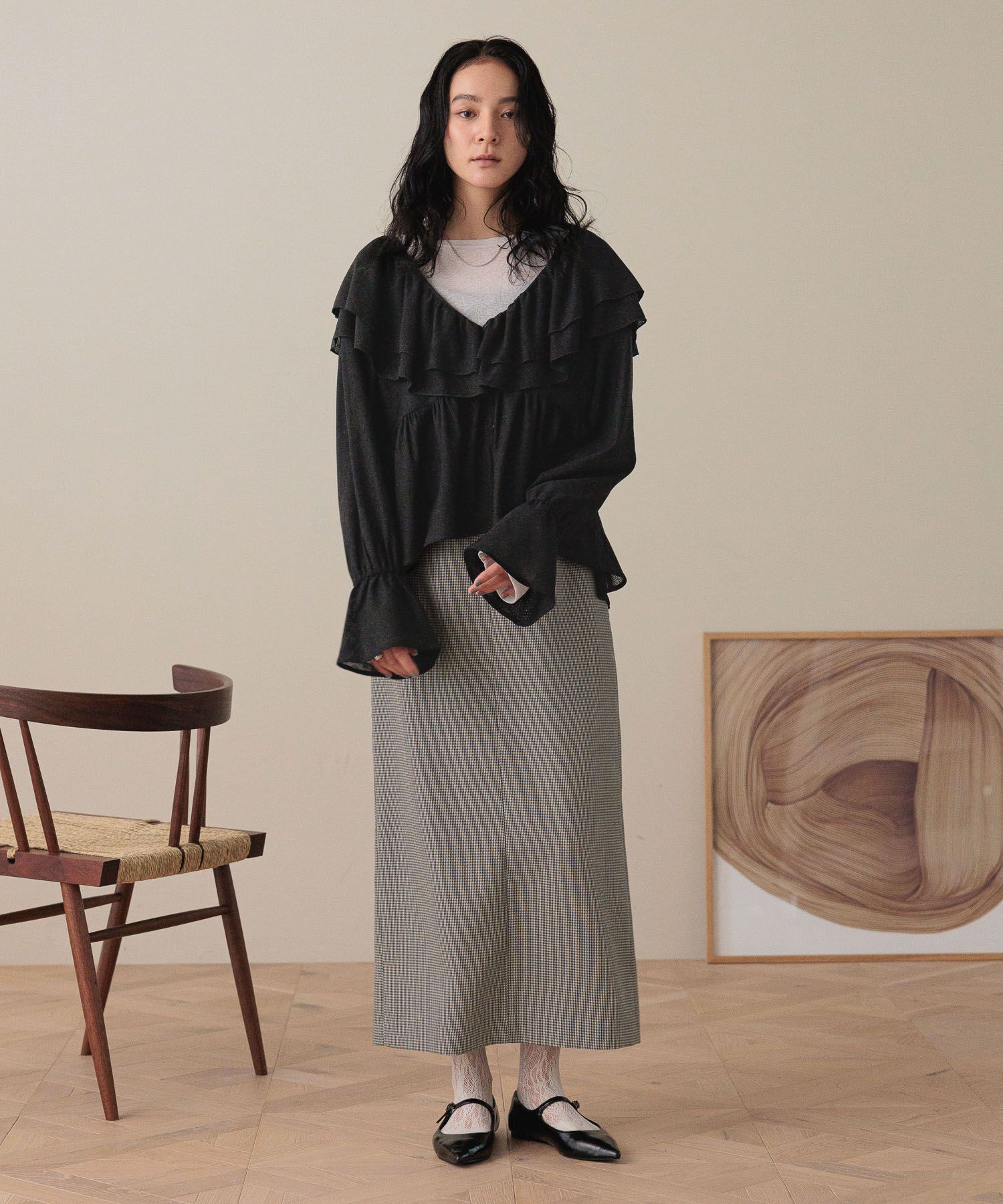 LOWRYS FARM「アソートフリルブラウス」|シャツ・ブラウス|