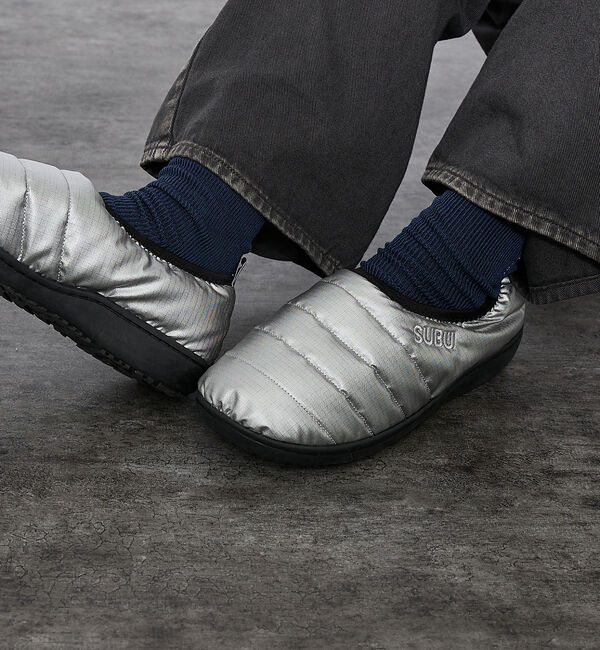 ABAHOUSE「【SUBU/スブ】SB030 VAMP / 冬用サンダル / ダウンシューズ/ユ」|スニーカー|シルバー