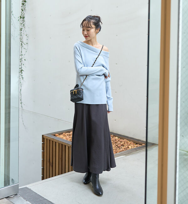 Rouge vif「切替マキシスカート」|スカート|